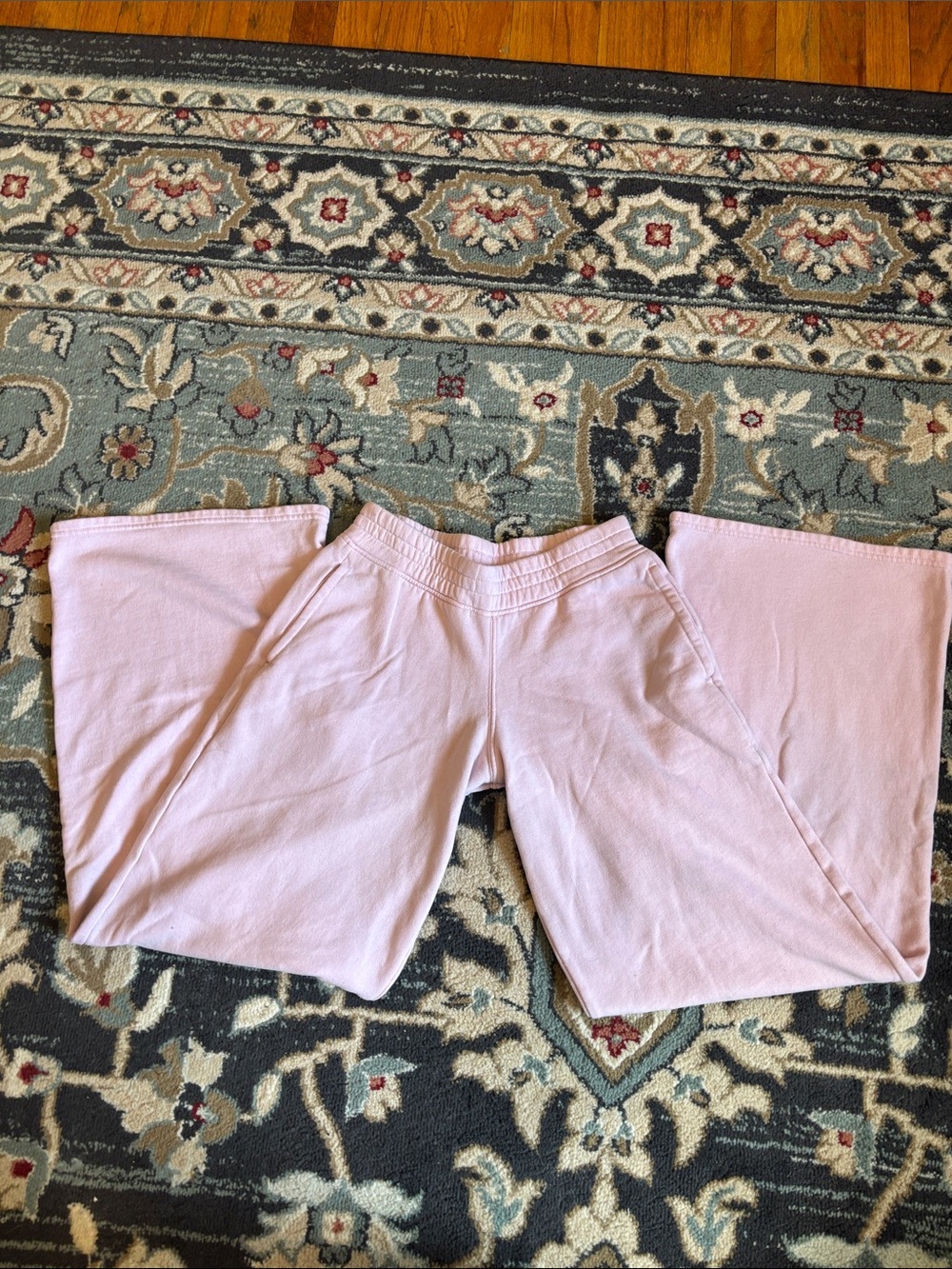 Hollister Kids Light Pink Wide-Leg Sweatpants